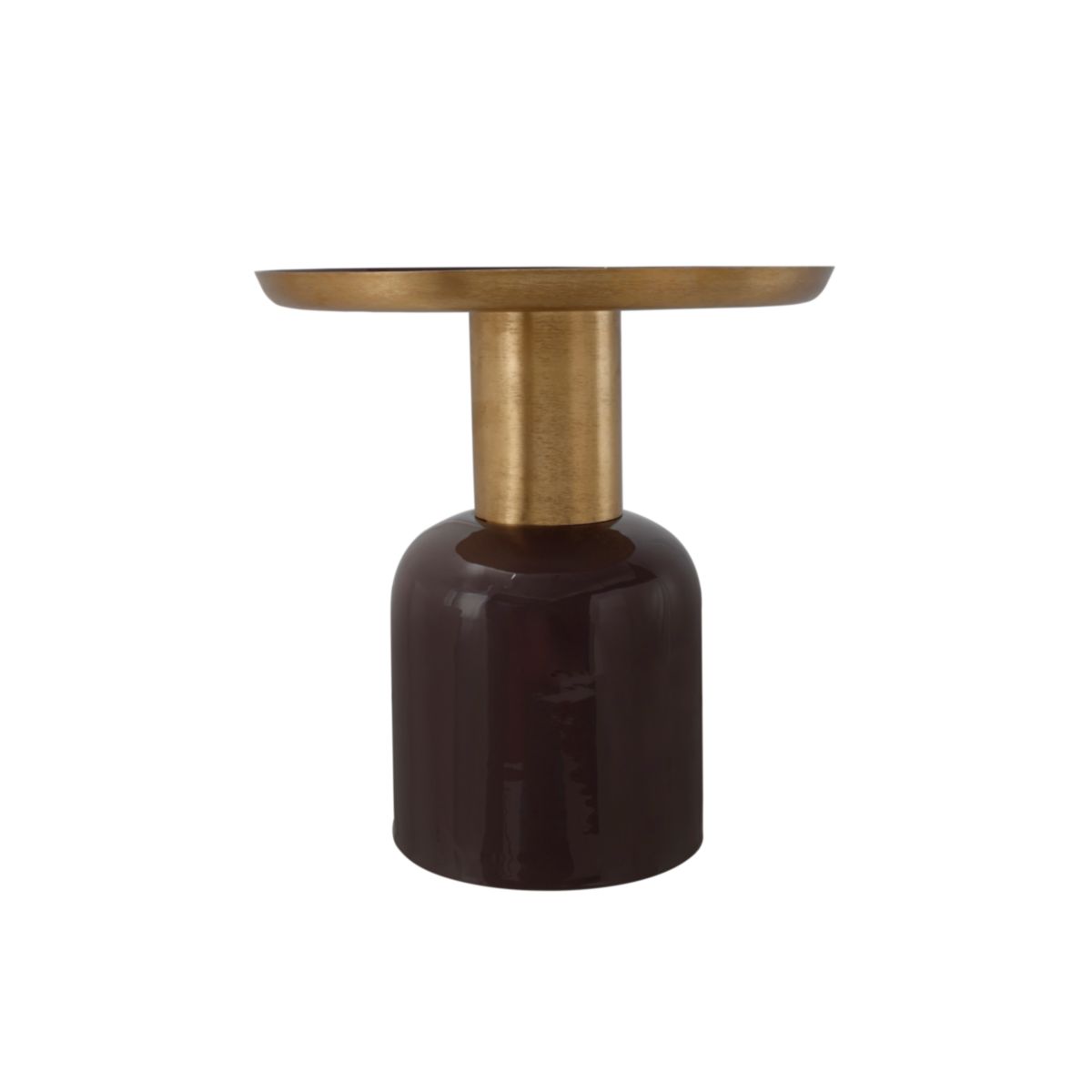 Beistelltisch Art Deco 825 dunkelila gold