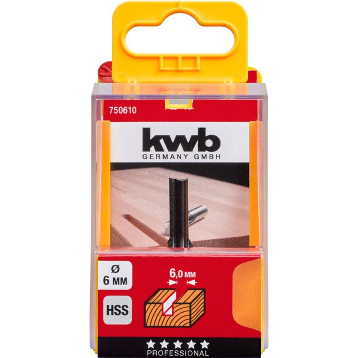 kwb  Nutfräser Durchmesser 6 mm Bild 2