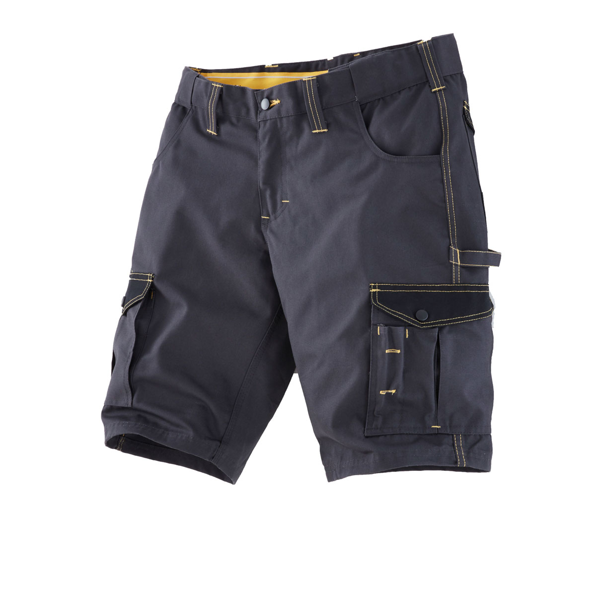 Roadsign Arbeitsshort anthrazit-gelb Größe 58