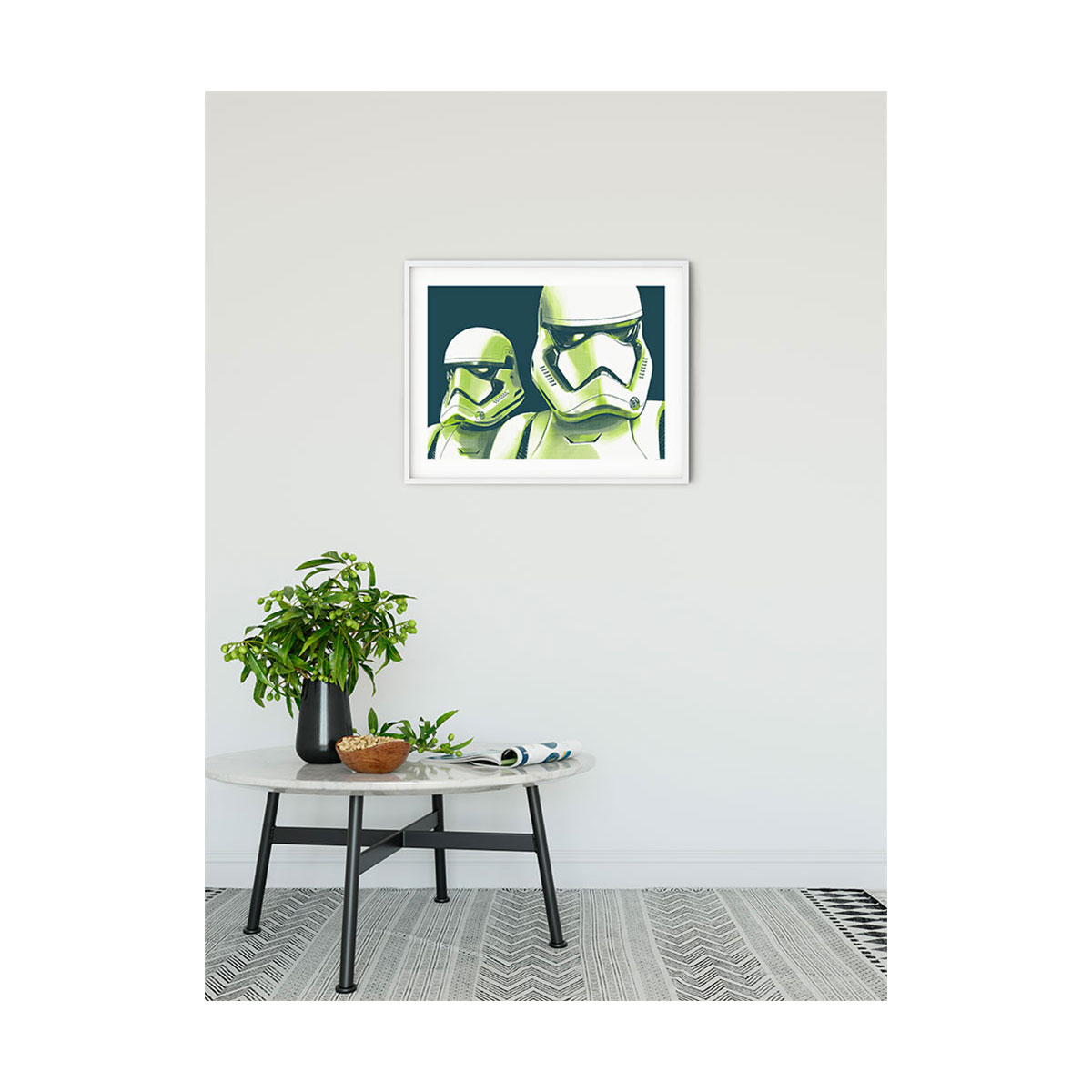 Komar  Wandbild Star Wars Faces Stormtrooper 50x40 cm