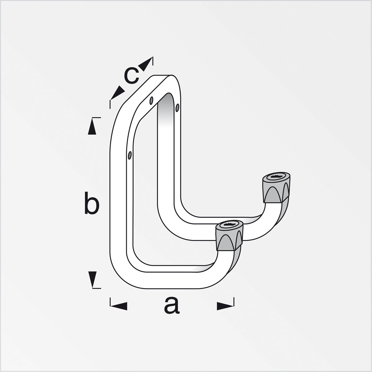 MyTool Gerätehalter 175 mm Stahl verzinkt Bild 2