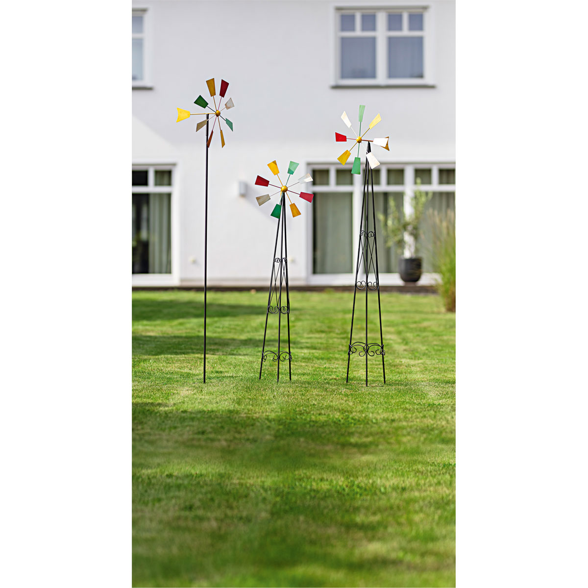 Haveson Windrad-Stecker bunt 164 cm Bild 2