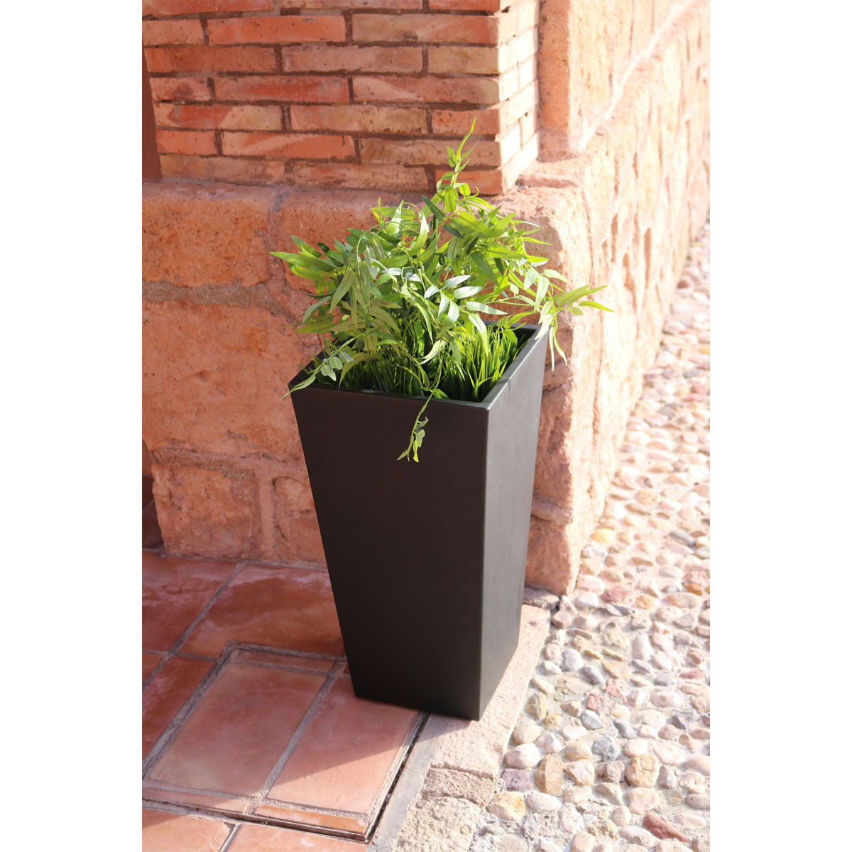 NewGarden Blumentopf Melisa 50 Ø50 cm schwarz