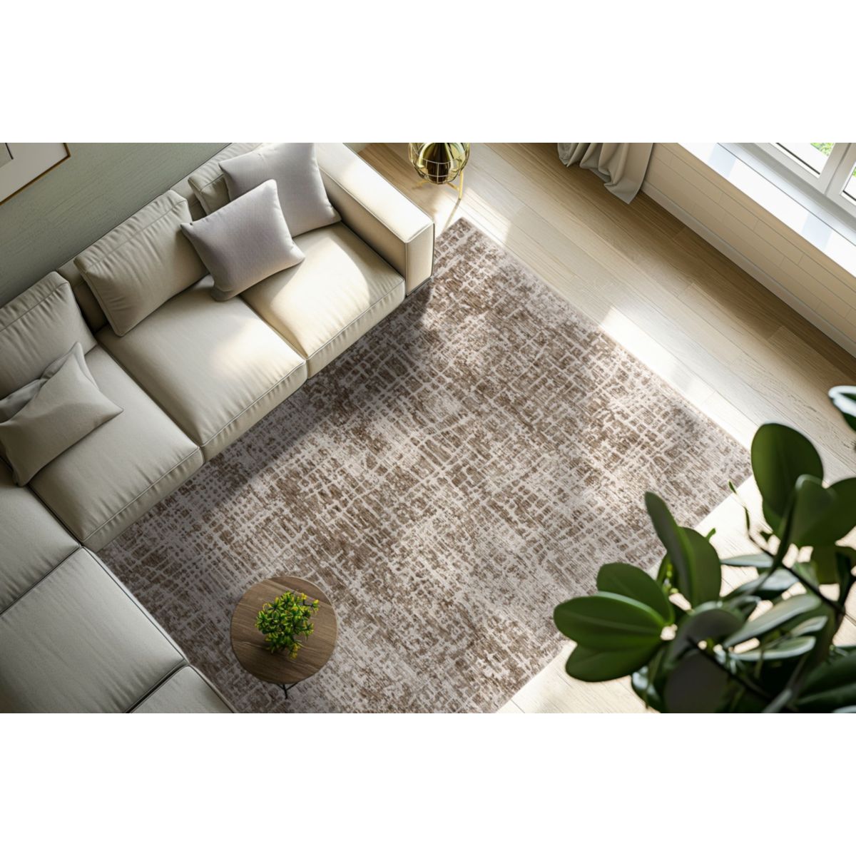 Amora 260 Taupe 80cm x 150cm Bild 4