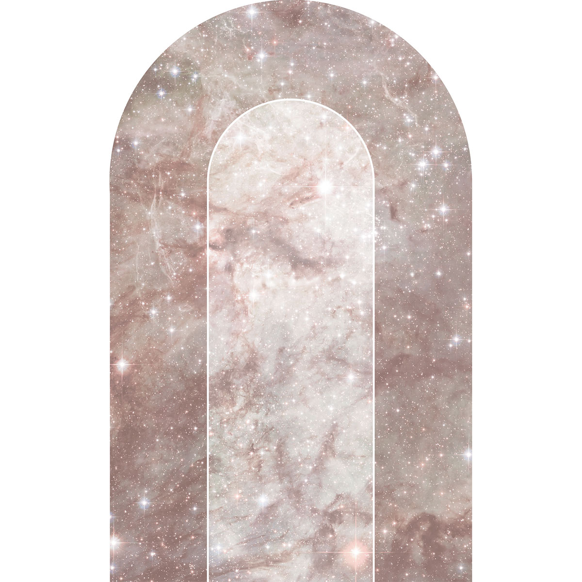 Komar  Selbstklebende Vlies Fototapete Mauve Diamond 127x200 cm Bild 2