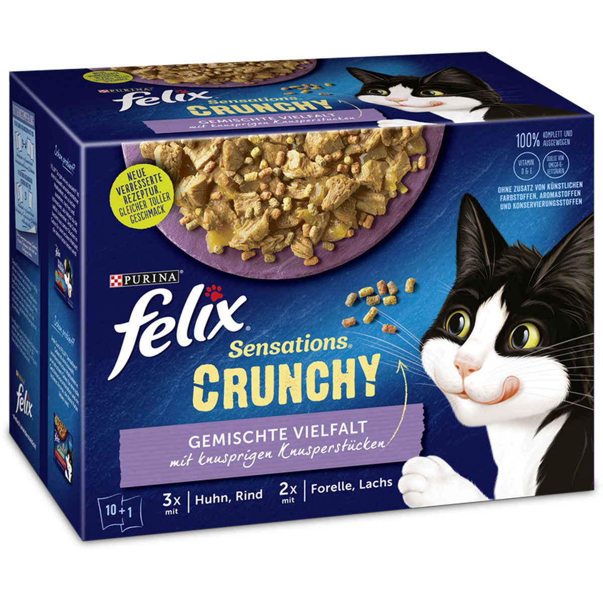 Felix Multipack Sensation Crunchy mit Gemüse 12 x 85g