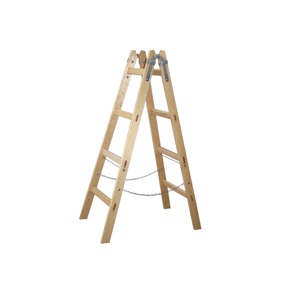 Holzstehleiter 4 Sprossen