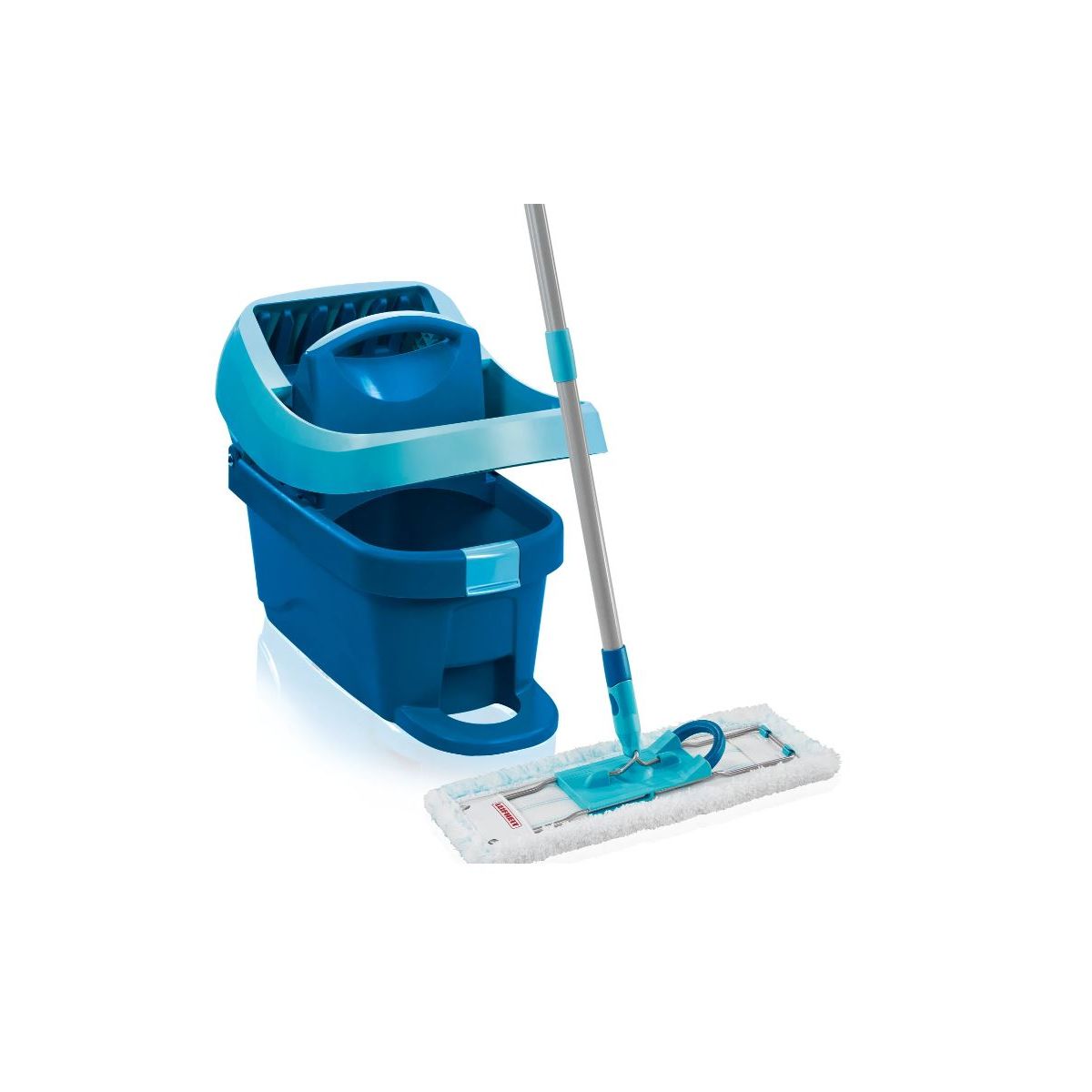 Leifheit Set Wischtuchpresse Profi XL mit Rollen und Bodenwischer Bild 1