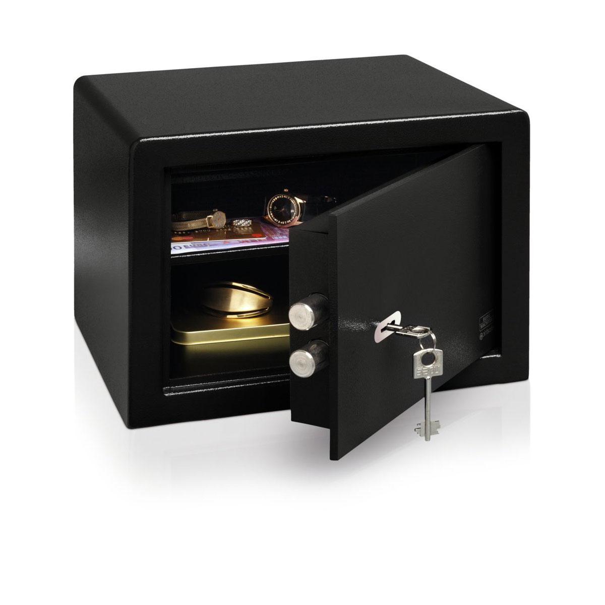 Burg Wächter Möbeltresor Point-Safe P 2 S 35 x 25,5 x 30 cm schwarz Bild 1