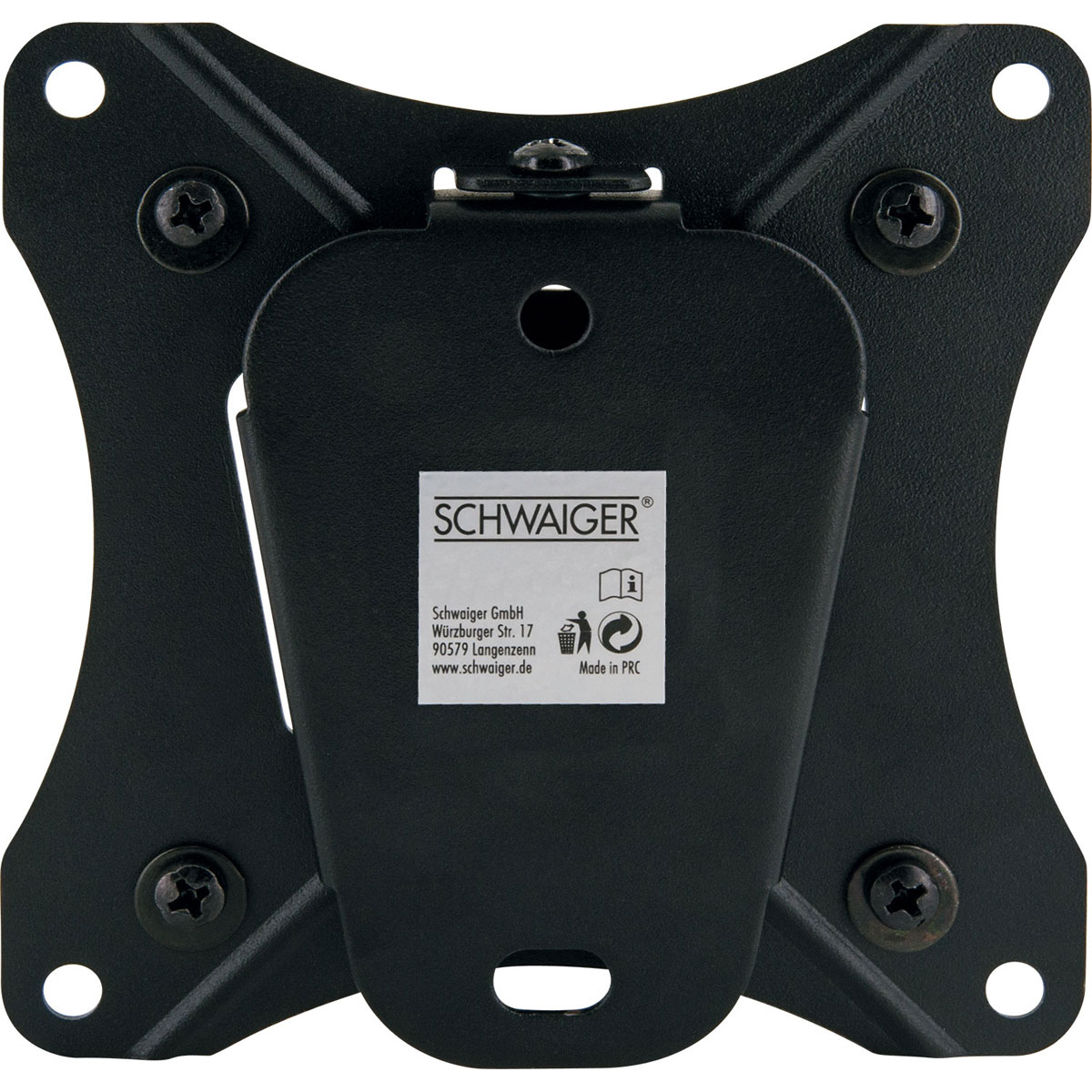 Schwaiger TV-Wandhalter Fixed 1 33 bis 74 cm schwarz Bild 3