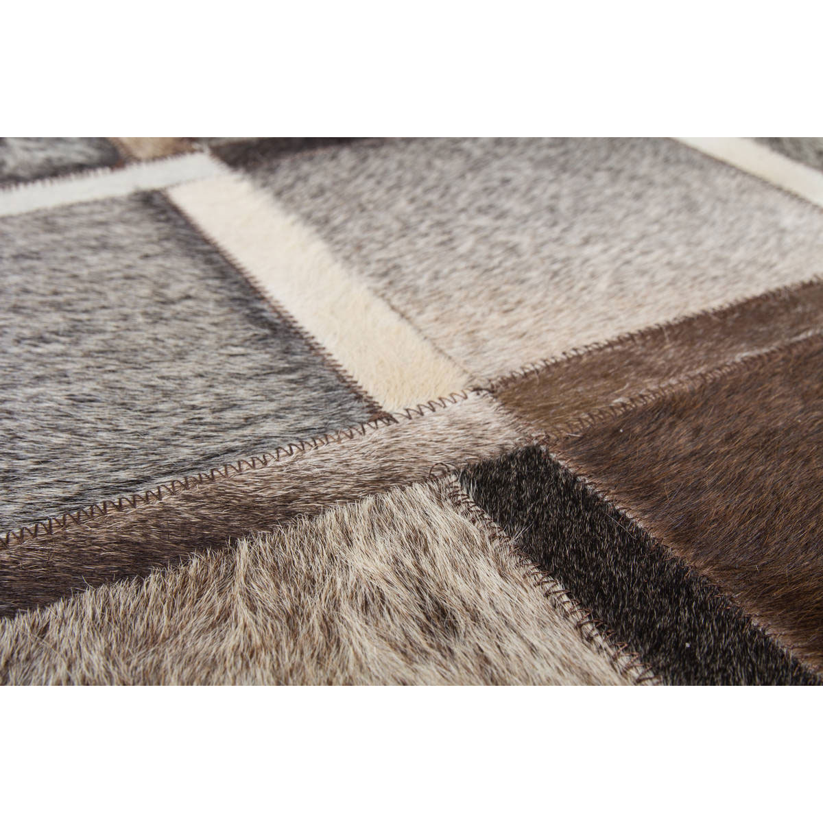 Lederteppich „Lavish 410“, grau Bild 3