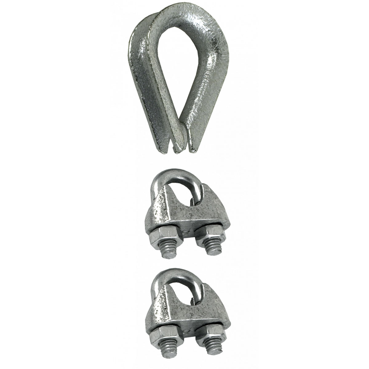 Metrax Drahtseilklemmen verzinkt 8 mm