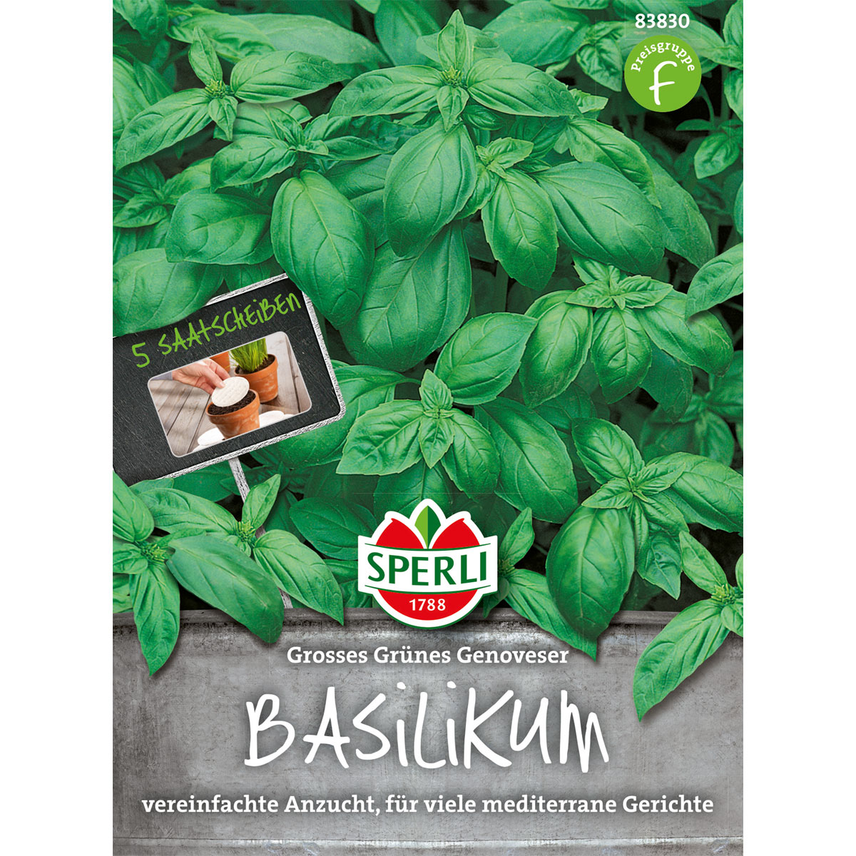 Sperli Basilikum Genoves Bild 1