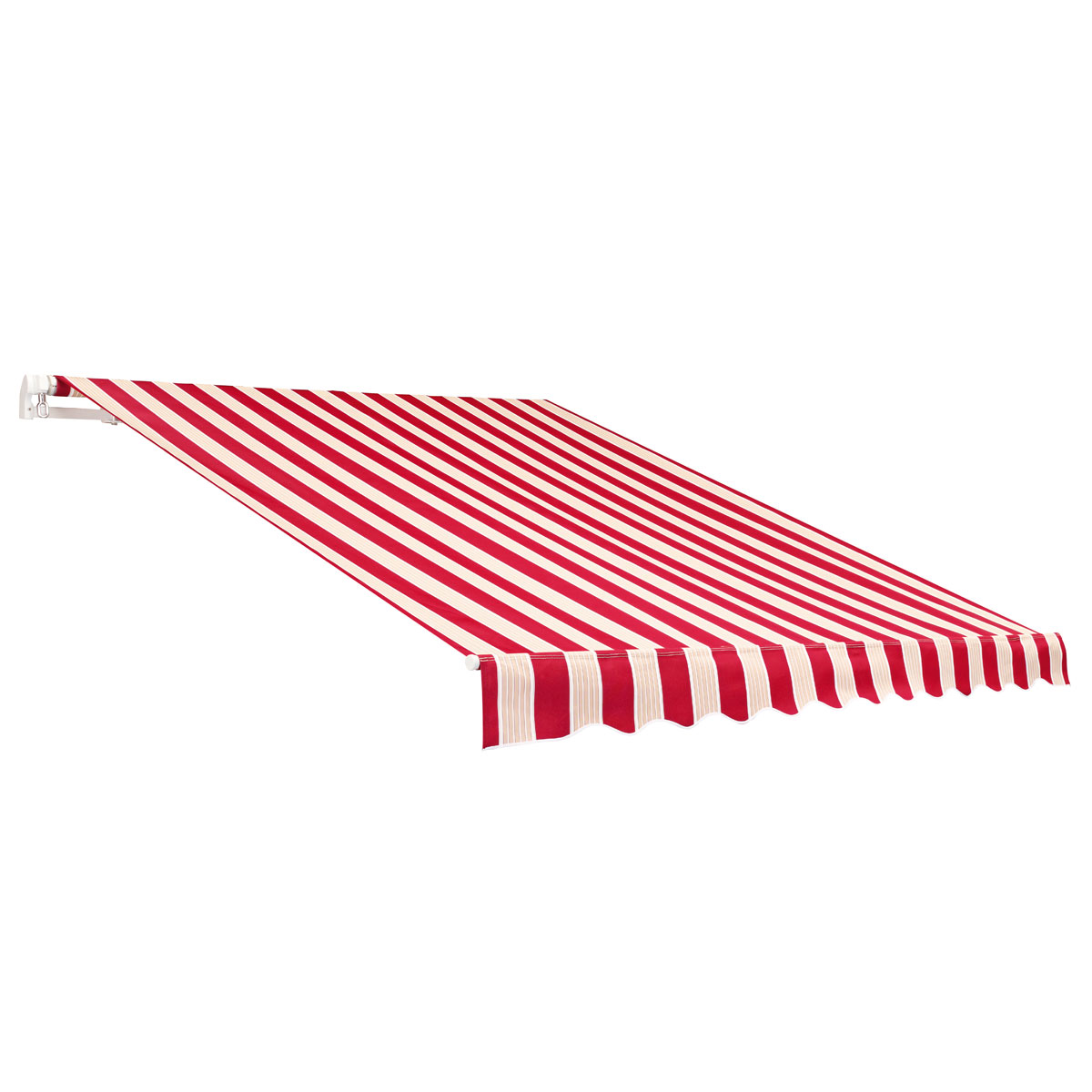 Gelenkarmmarkise Nizza rot-weiss 300 x 200 cm Bild 1