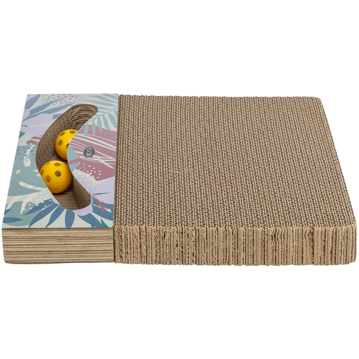 Trixie  Kratzpappe mit Katzenminze bunt 38 x 30 x 5 cm Bild 2