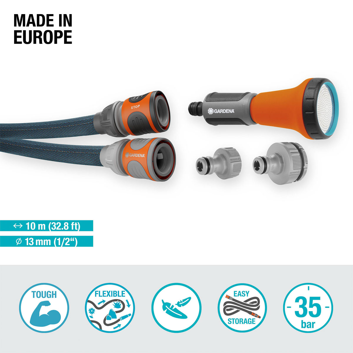 Gardena  Textilschlauch Liano™ Xtreme 10 m Set Bild 5