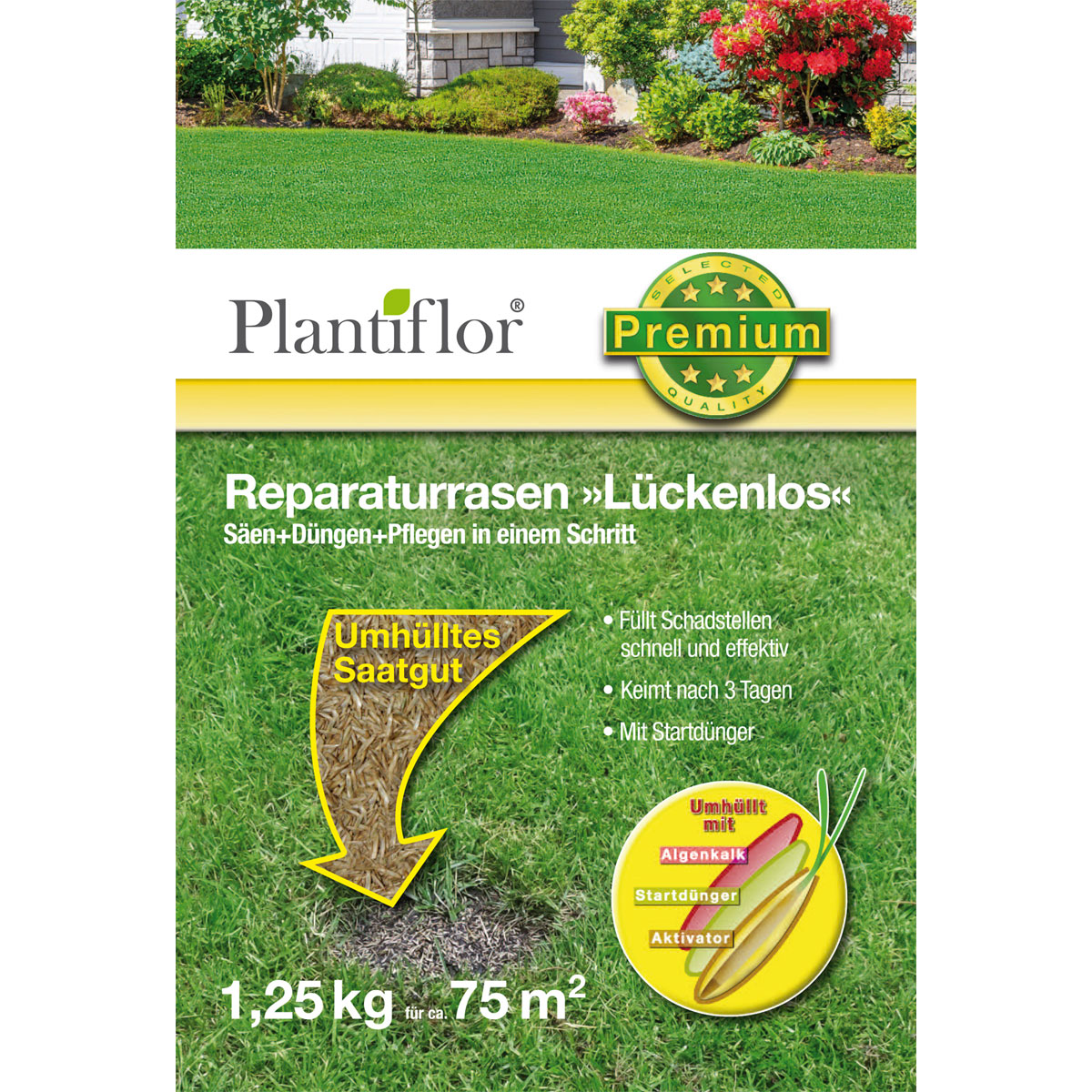Plantiflor Premium-Reparaturrasen Lückenlos 1,25 kg
