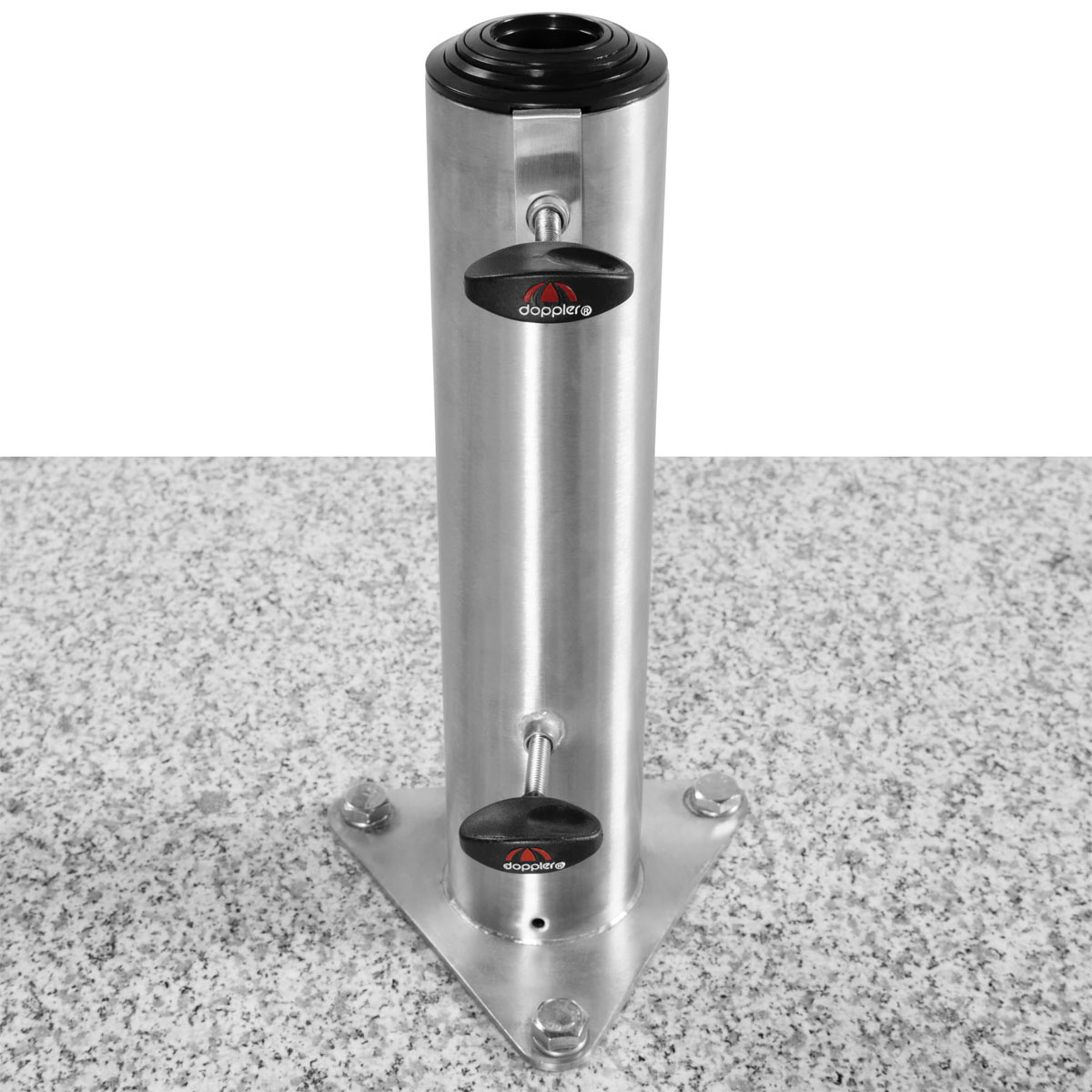 Doppler Granitsockel 90 kg mit Rollen und Tragegriffen Bild 3