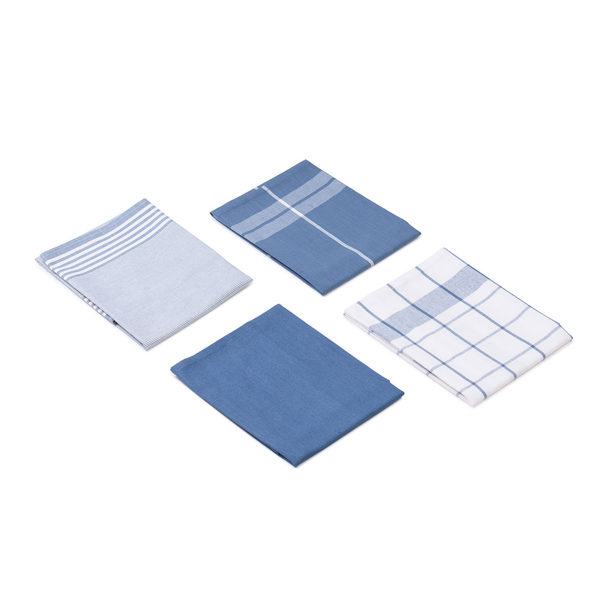 Gözze Geschirrtücher 100% Baumwolle 4er Pack 50x70cm blau Bild 4