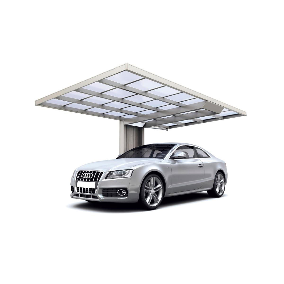 Ximax Carport Alu Neo 90 Typ 2850 Edelstahl-Look Bild 6