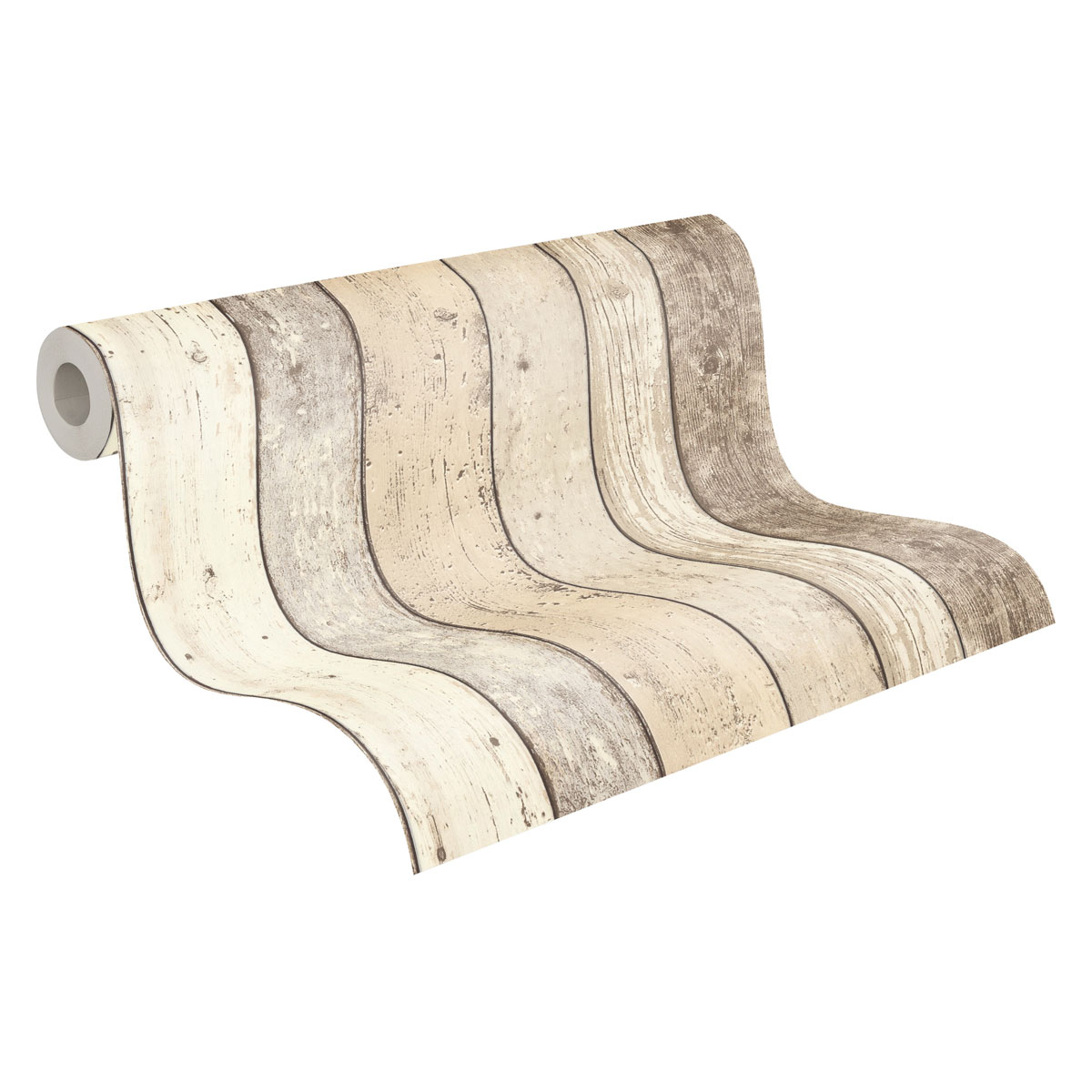 AS Creation  Vliestapete Elements Vintage Holzoptik beige 10,05m x 0,53m Bild 6