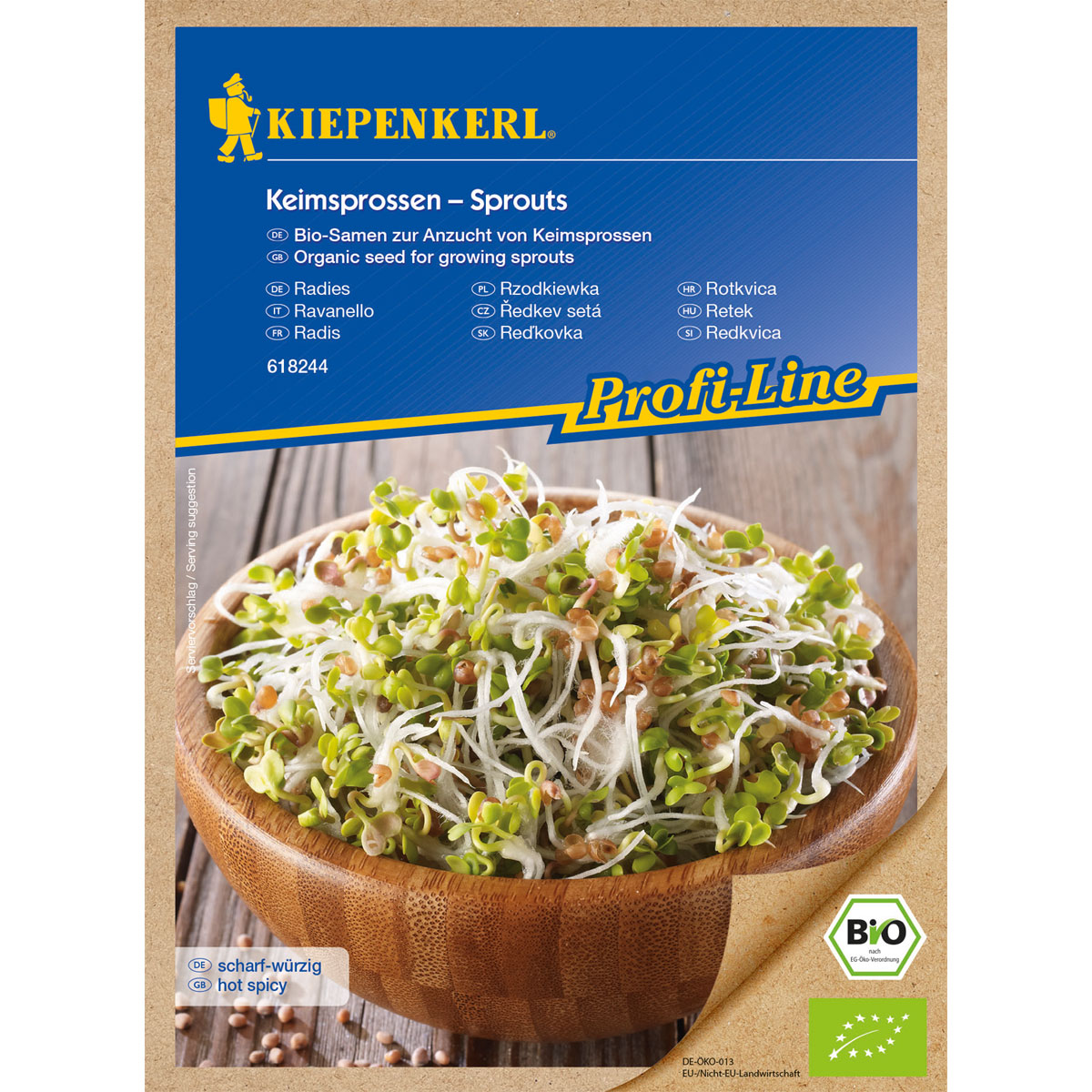 Kiepenkerl BIO Keimsprossen Radies