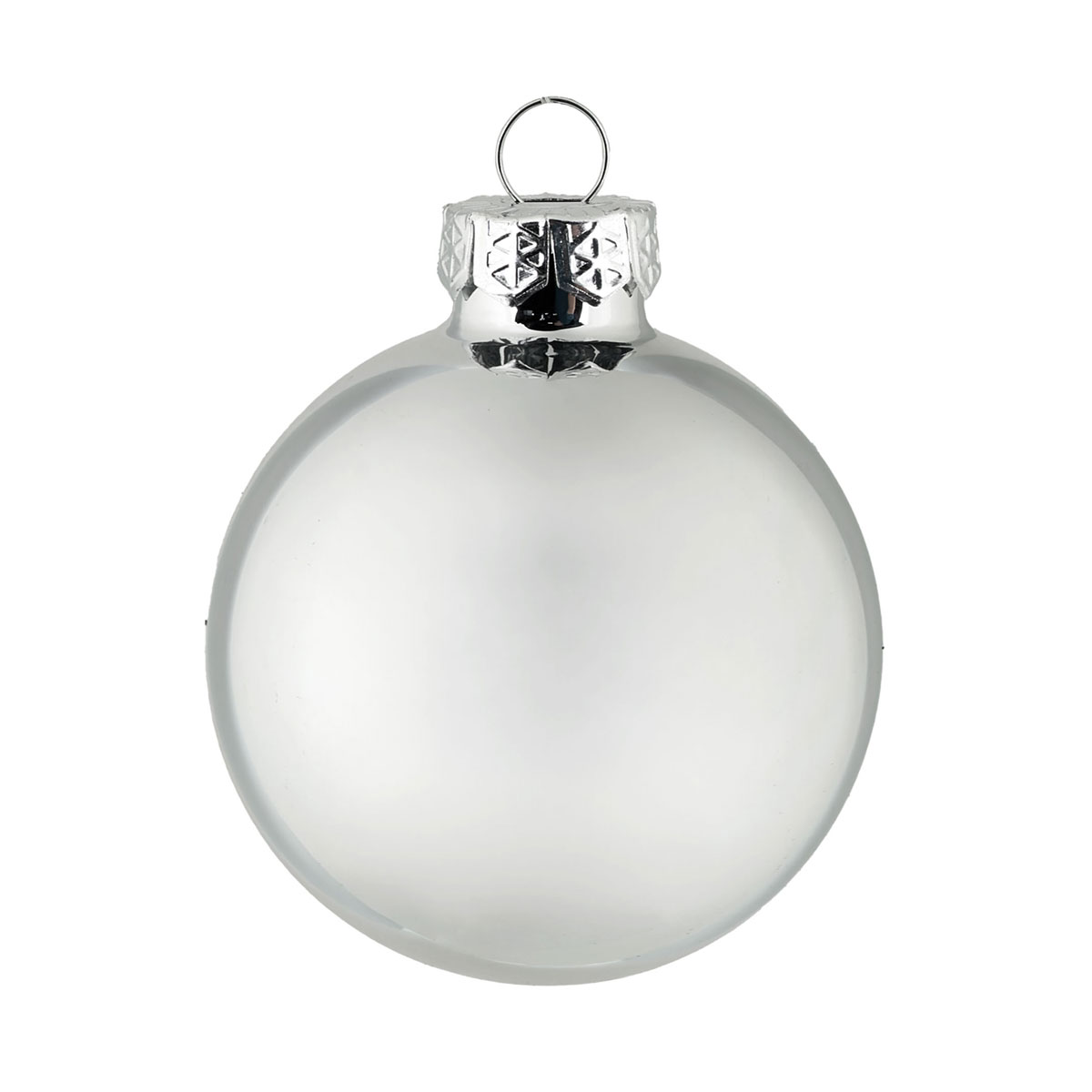 Ambientis Glaskugeln 6 cm silber weiß Mix Bild 6