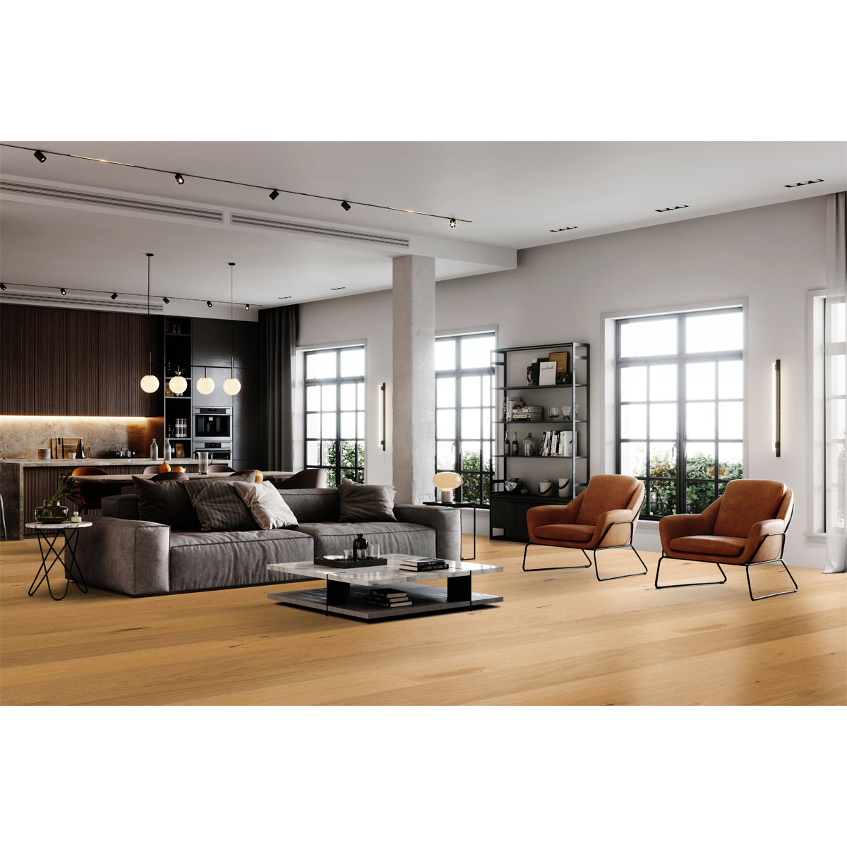 Susify-Bodenbelag FSC Oak Pure 1900 x 190 x 8 mm Bild 7