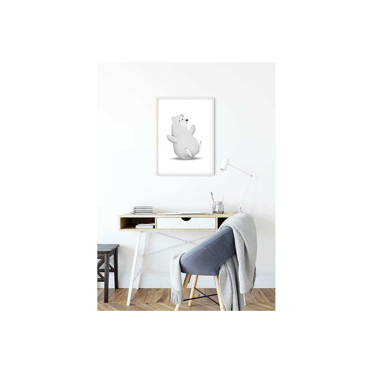 Komar  Wandbild Cute Animal Polar Bear 40x50 cm Bild 6