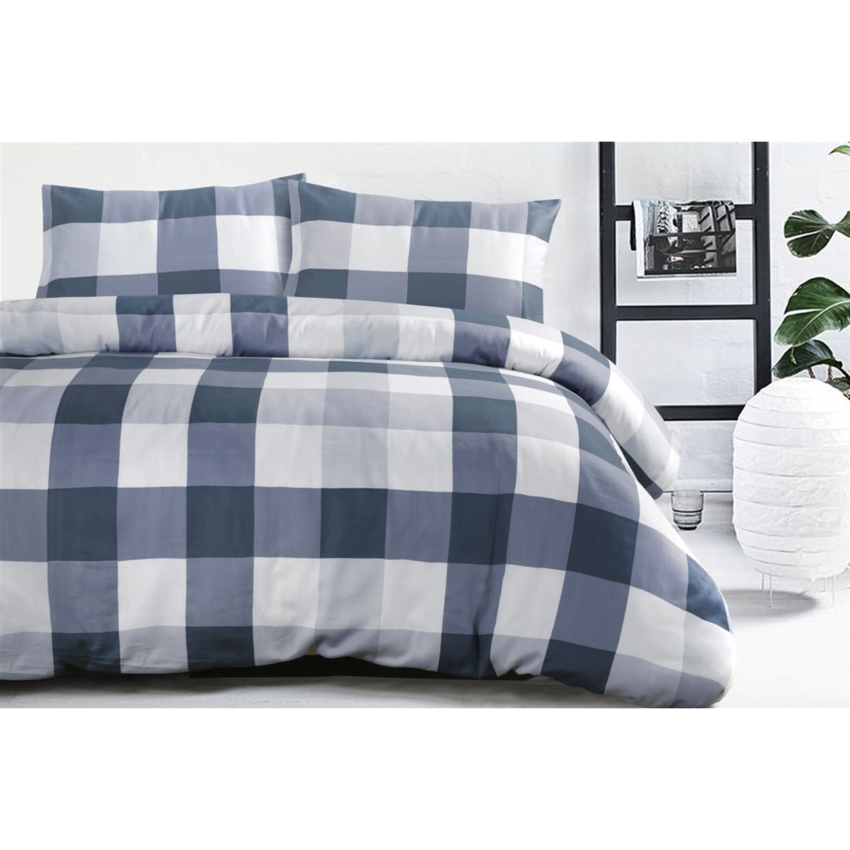 Bettwäsche Nevada 125-GB Blau 200cm x 200cm Bild 3