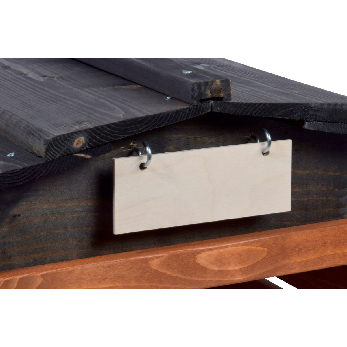 dobar Mährobotergarage 78,5 x 74 x 52,5 cm braun-schwarz Bild 4