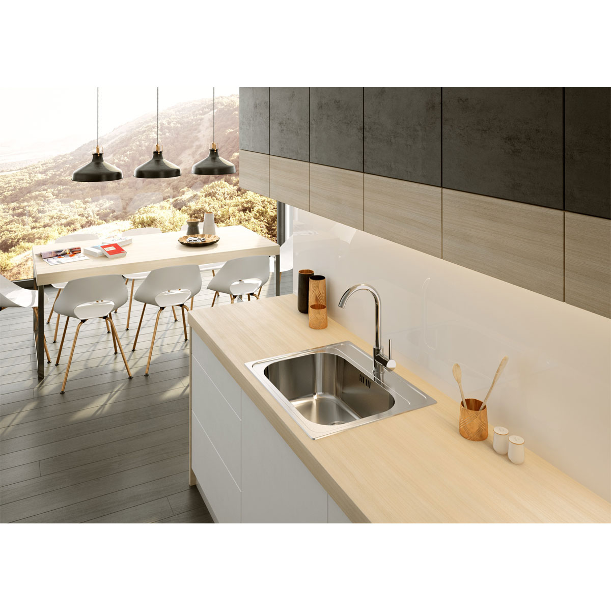 deante  Spültischarmatur ASTER chrom