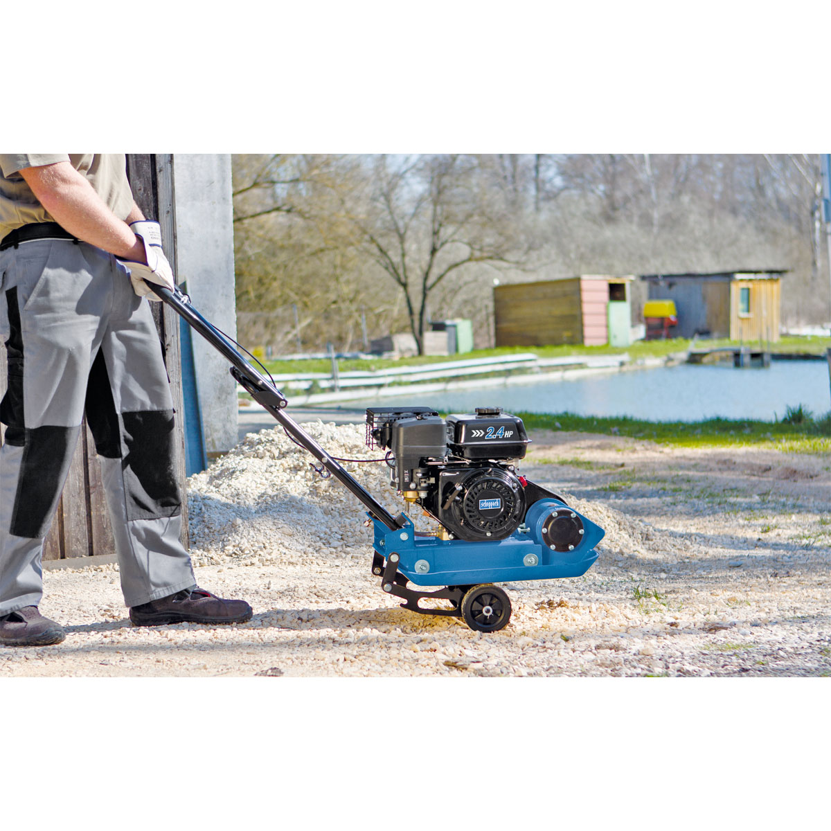 Scheppach Rüttelplatte HP800s Bild 4