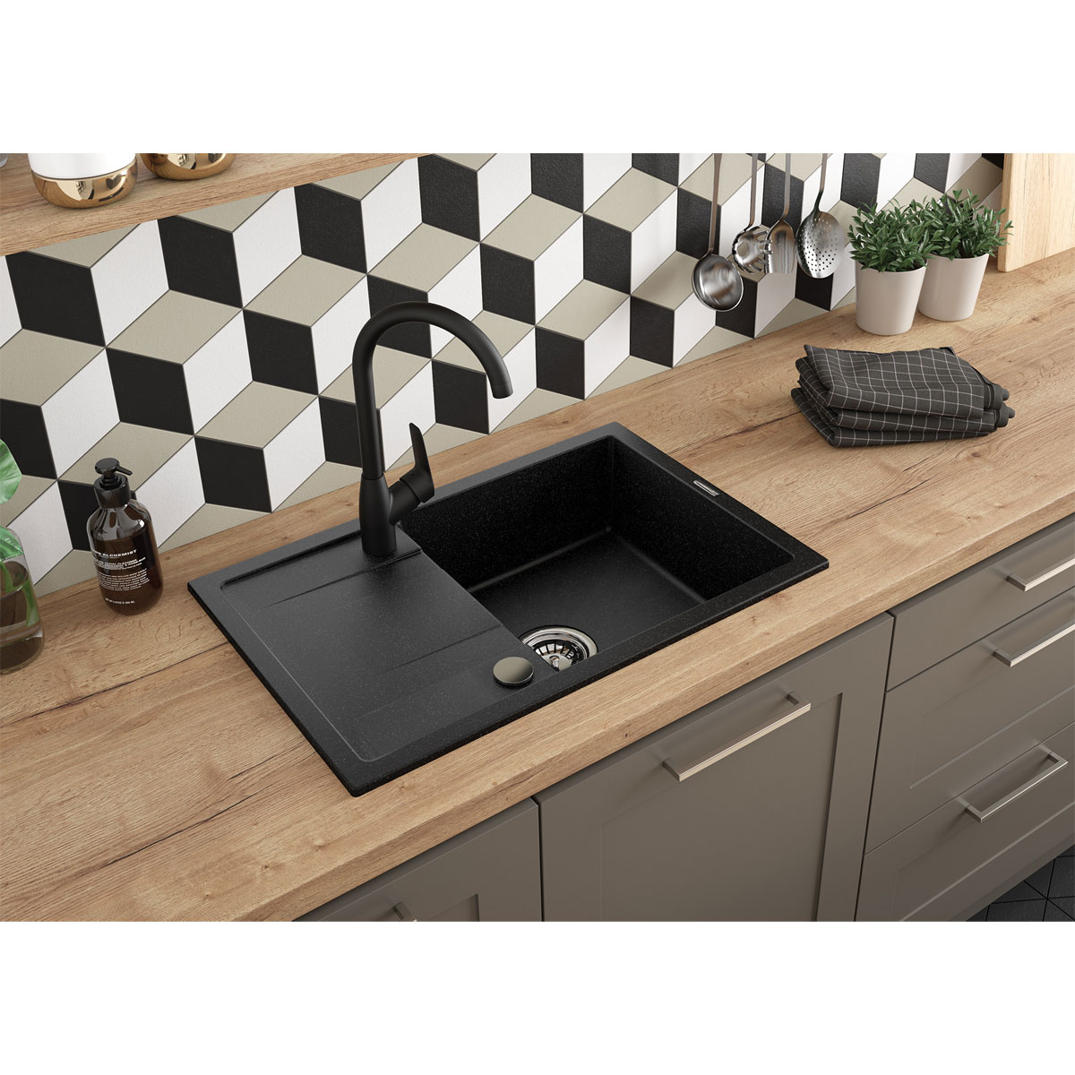 deante  Spültischarmatur BORO schwarz Bild 2