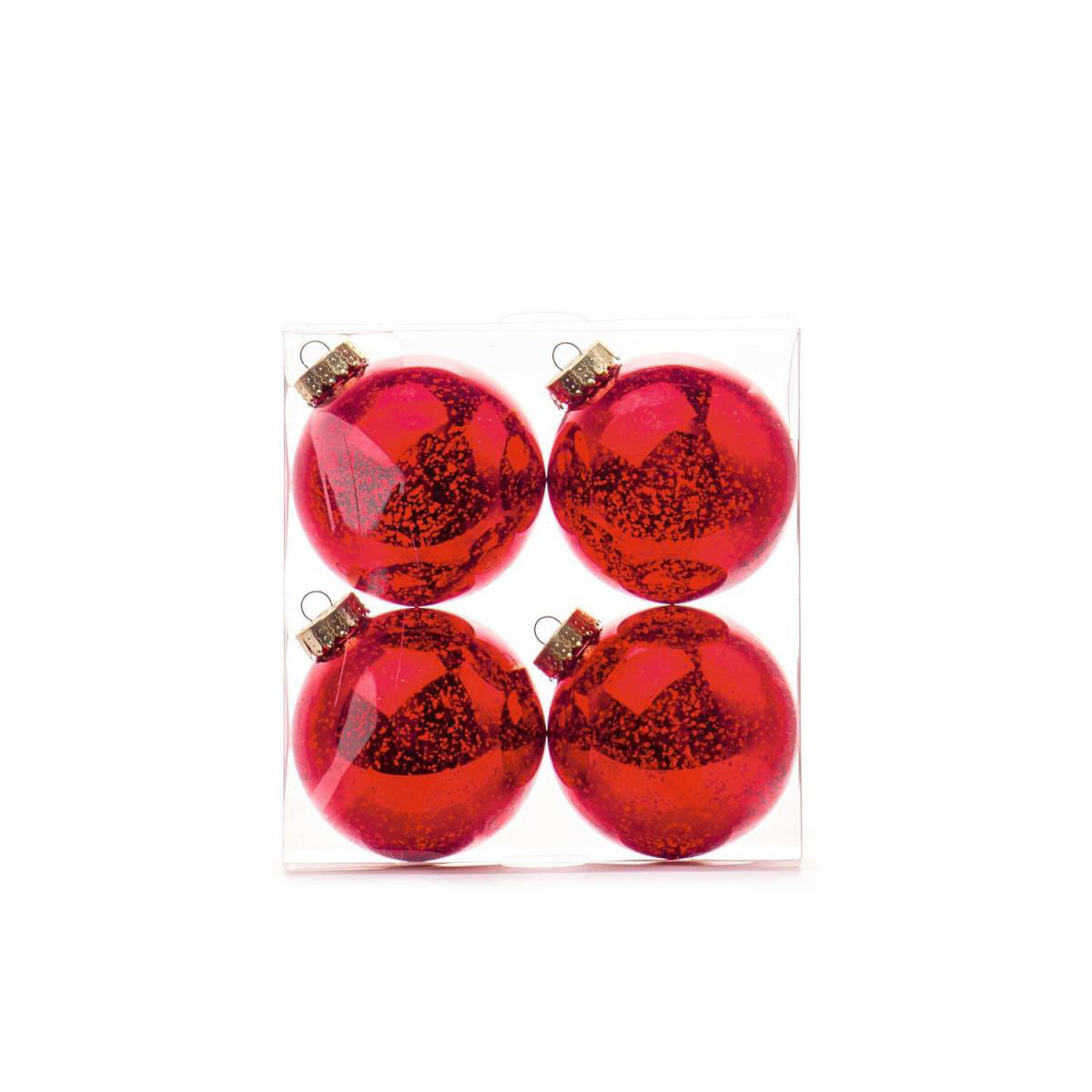 Ambientis Kugel-Set 4 Stück rot Bild 2