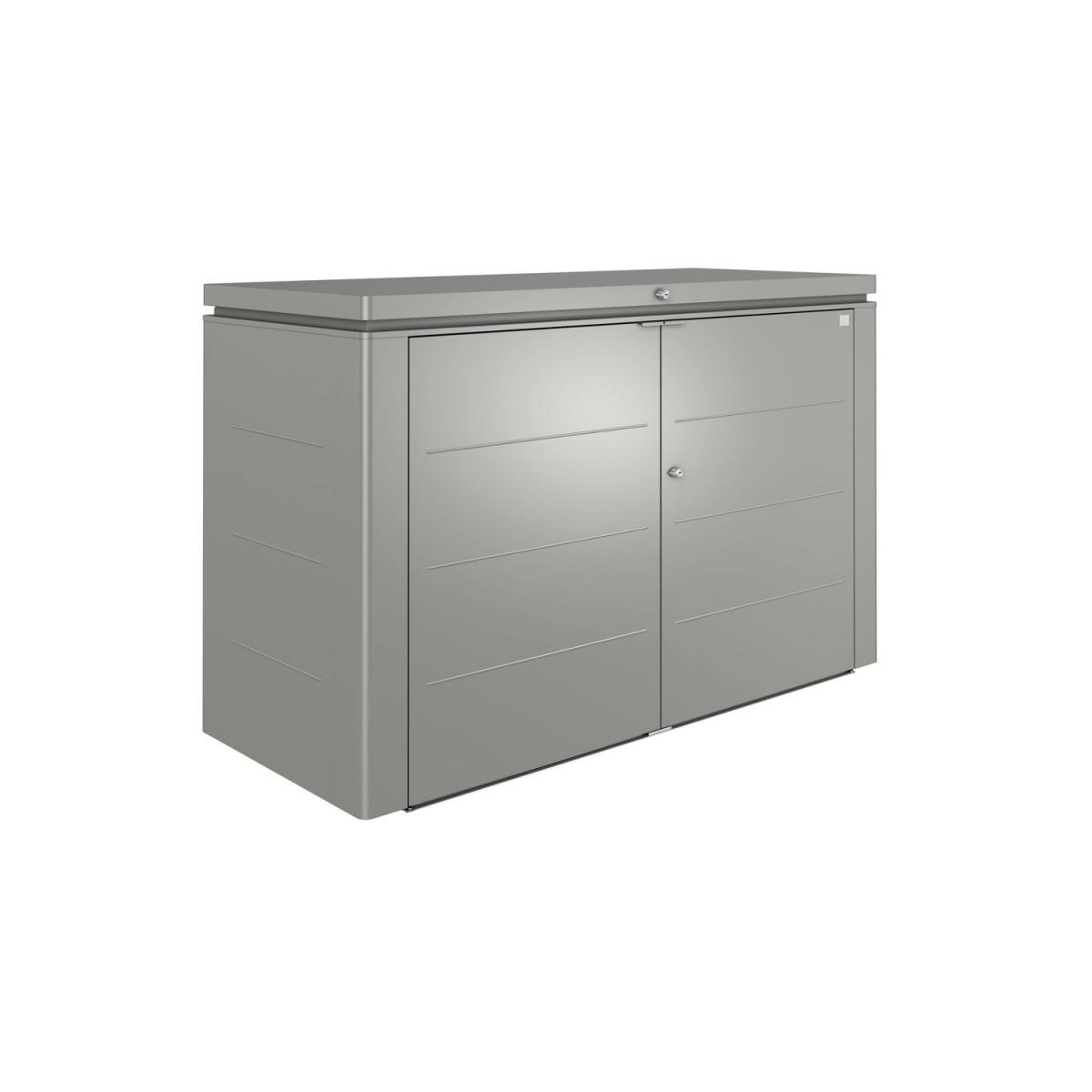 Biohort Gartenschrank HighBoard Größe 160/200 grau