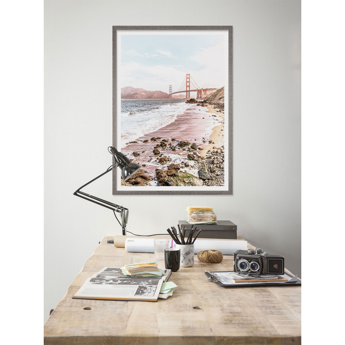Komar  Wandbild VOYAGE Golden Gate 50x70 cm Bild 3
