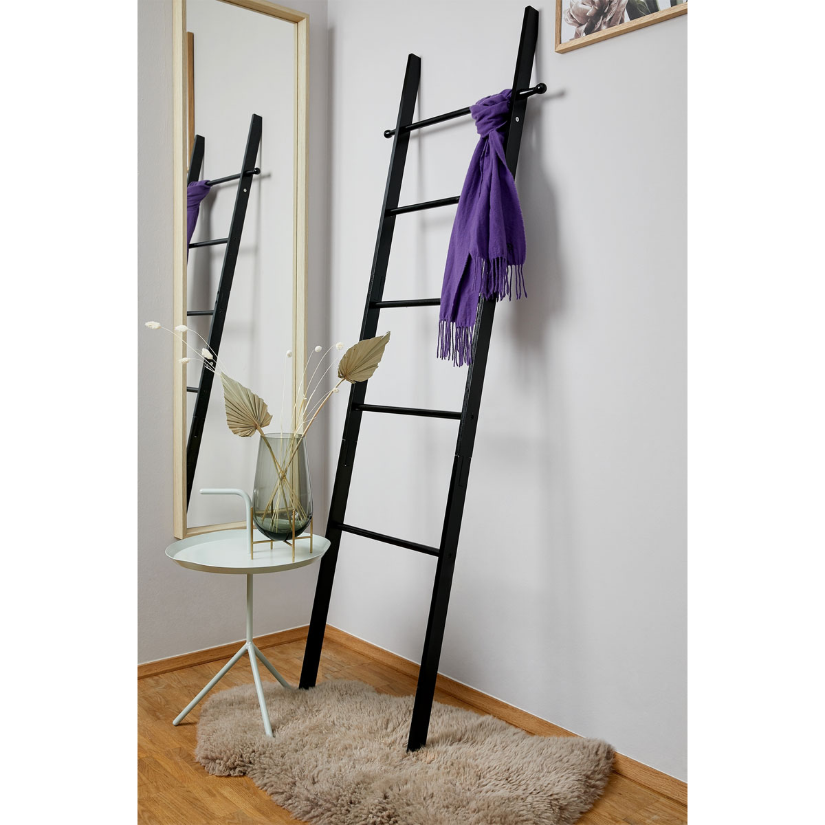 Wenko  Handtuchleiter Loft aus Bambus Handtuchhalter Bild 6