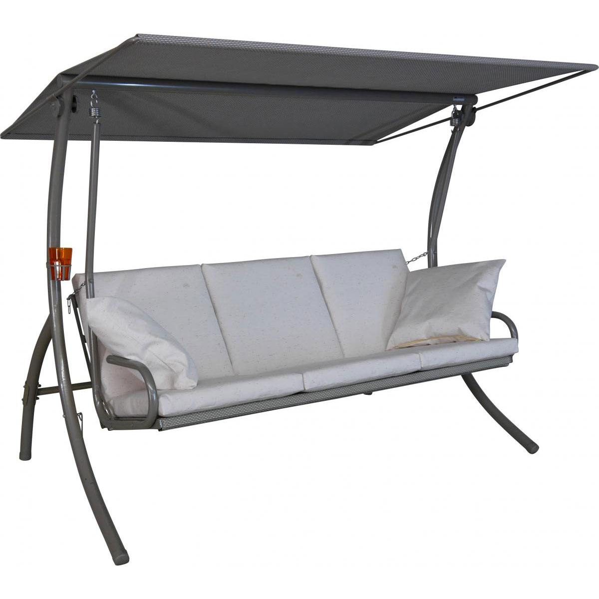 Angerer Freizeitmöbel GmbH Hollywoodschaukel 3-Sitzer Elegance Sun Beige Bild 1