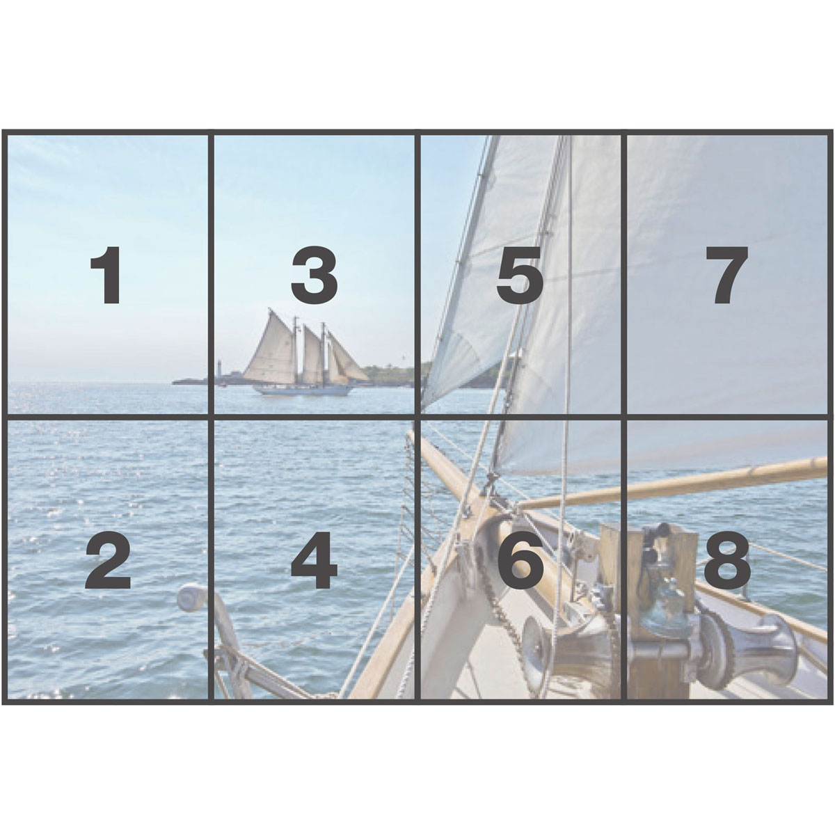 Komar  Papier Fototapete Sailing 368x254 cm Bild 3