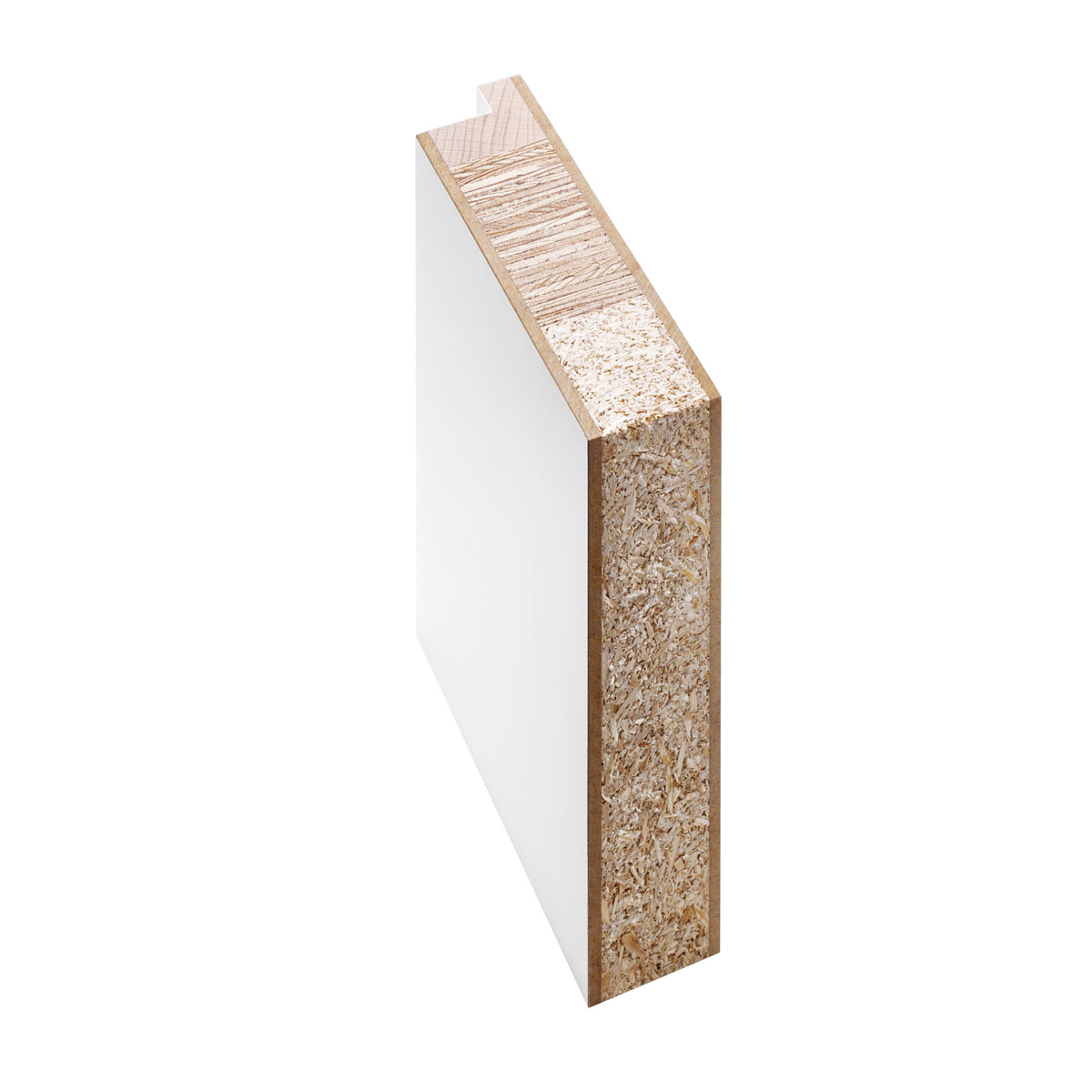 CPL-Wohnungseingangstür links weiß 98,5 x 198,5 cm Bild 6