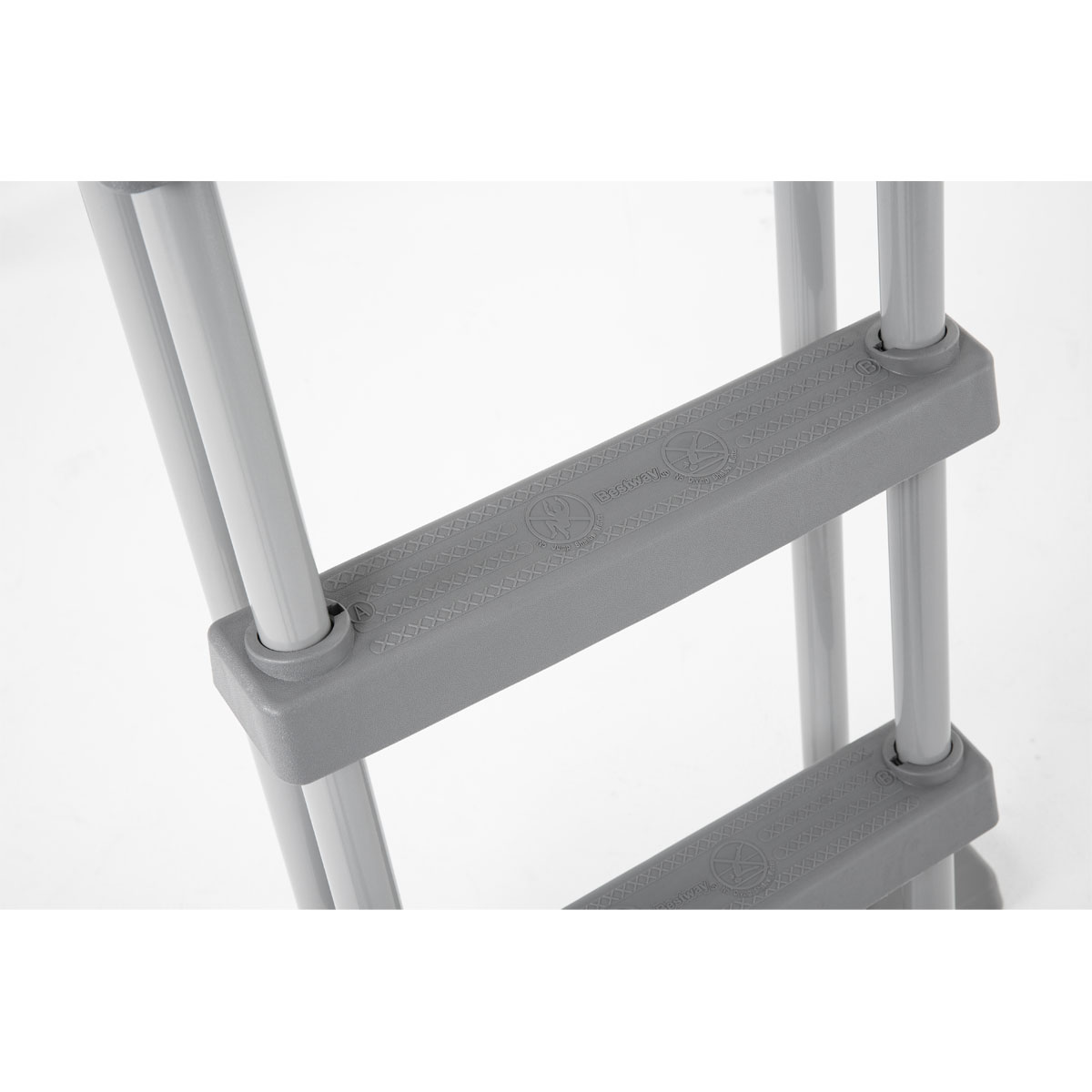 Pool-Sicherheitsleiter für Wandhöhe 107 - 122 cm Bild 3