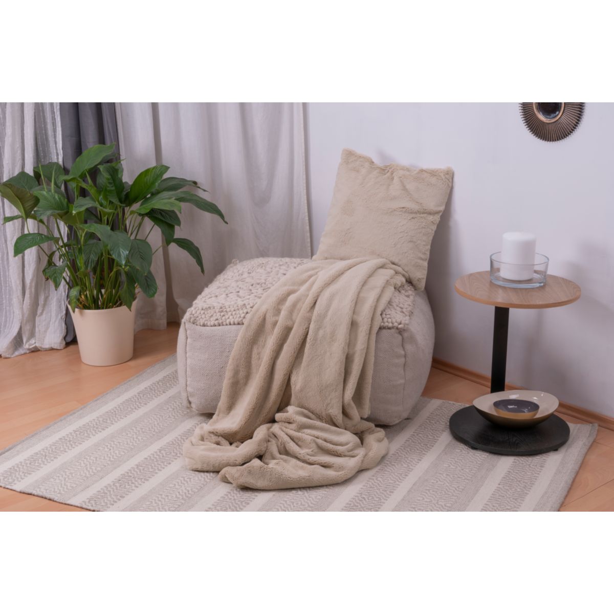 Dekokissen & Decke Aimee 625 2er-Set Creme Bild 5