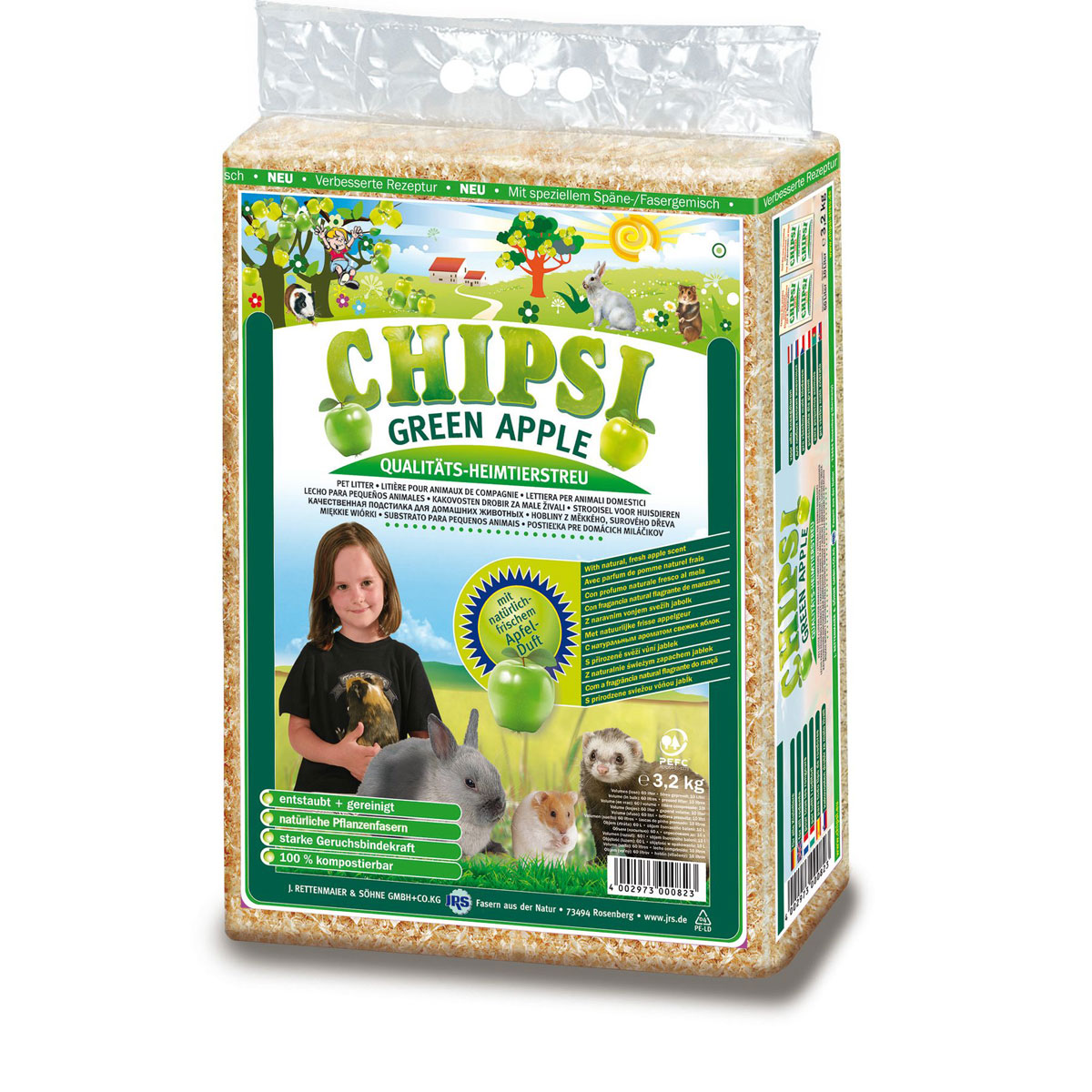 Chipsi  Green Apple Hobelspäne 60 L