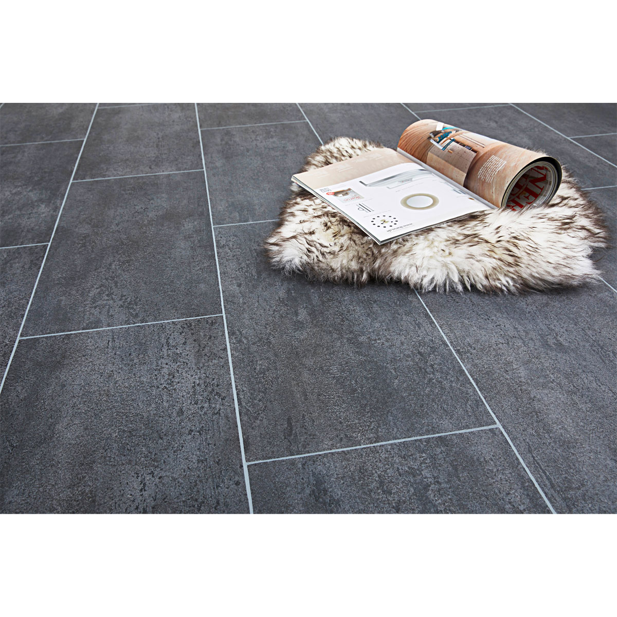 CV-Bodenbelag Living anthrazit 4 m Bild 2