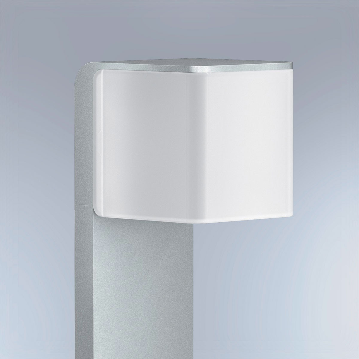 Steinel Standaußenleuchte mit Bewegungsmelder GL 80 SC iHF-Sensor silber Bild 2