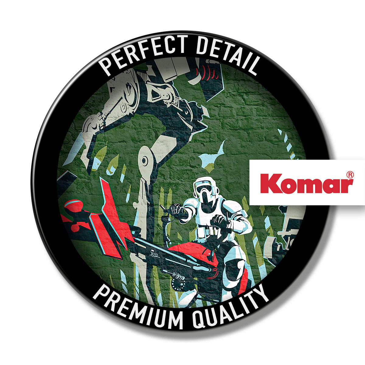 Komar  Vlies Fototapete Star Wars Classic Concrete Endor 200x280 cm Bild 3