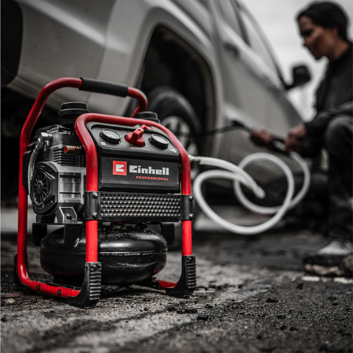 Einhell Professional Akku-Kompressor SILENZZO 18/160 Bild 4