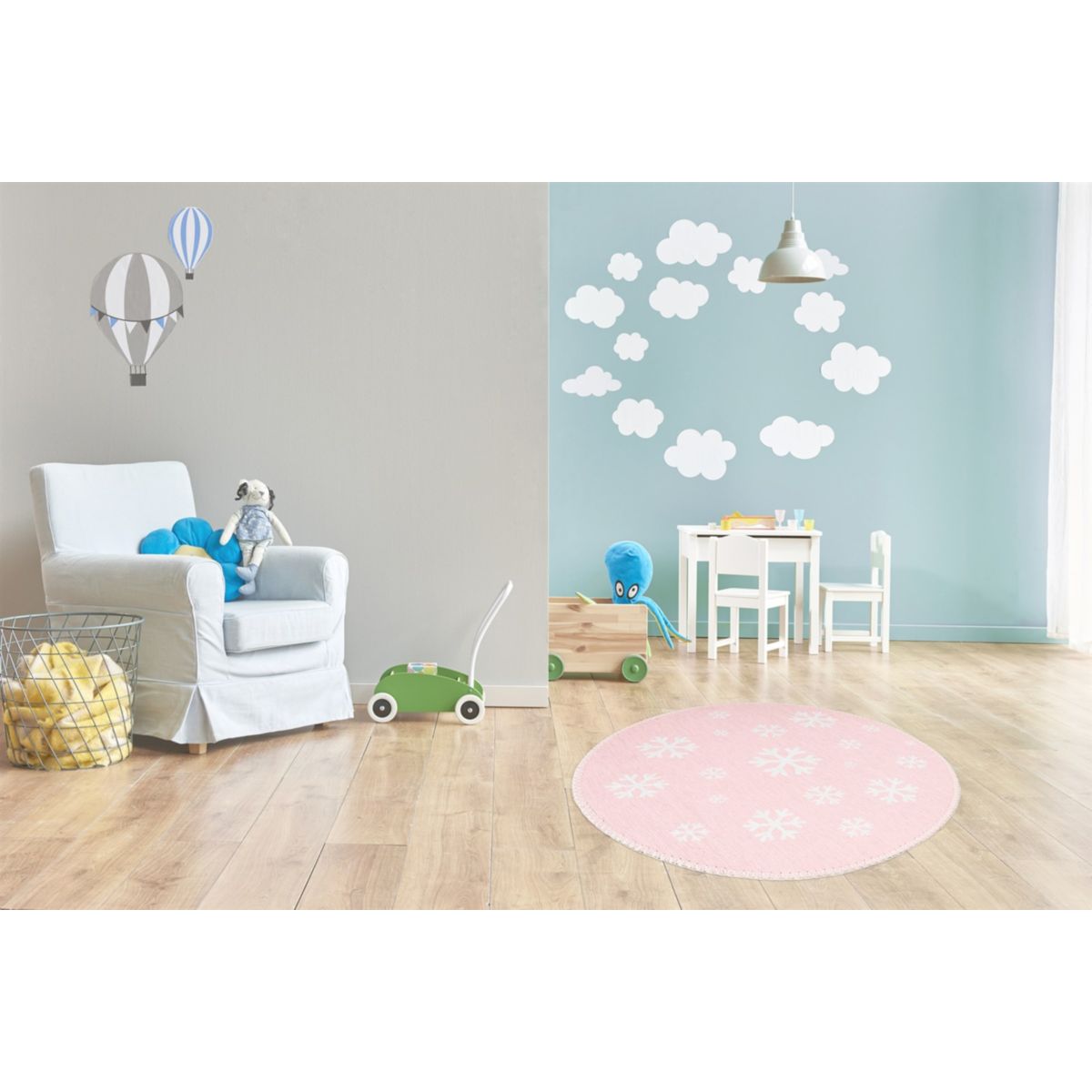Kayoom Bambini 425 Rosa Ø 160cm RUND Bild 3