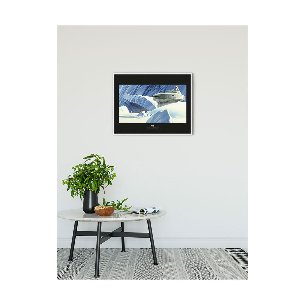 Komar  Wandbild Star Wars Classic Hoth Echo Base 40x30 cm